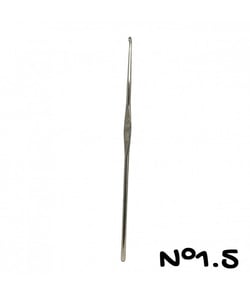 Crochet en aluminum - 12cm - n°0.60 a n°2 - Distrifil taille n°1,5