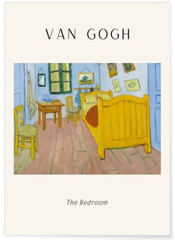 Affiche Van Gogh - The Bedroom | A3 : 29,7x42cm