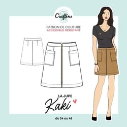 Patron Craftine Jupe Kaki - Format Papier