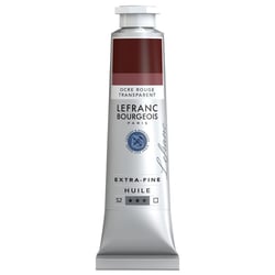 Peinture à l'huile - Extra-fine - Ocre rouge transparent - 769 - Lefranc Bourgeois - 40ml