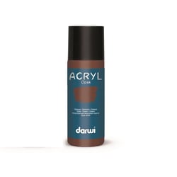 Peinture acrylique - Sienne brûlée - Tous supports - Opaque - Indélébile - Darwi - 80ml