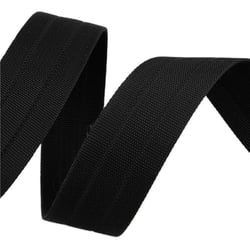 Bobine 10m sangle gros grain Noir 30mm