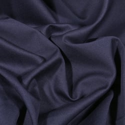 Tissu Coton Sergé uni Bleu marine