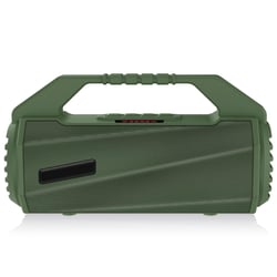 Enceinte Bluetooth Portable Étanche LED 10W Haute Puissance Autonomie 3h Vert YONIS