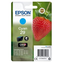EPSON Cartouche d'encre T2982 cyan - Fraise (C13T29824012)