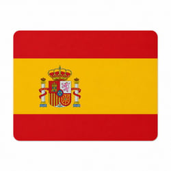 Tapis de souris Drapeau Espagnol 27 x 19 cm