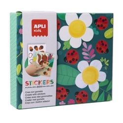Jeu de gommettes coccinelle