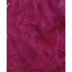 PLUMES BORDEAUX - 12 CM