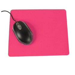 Tapis De Souris Antidérapant Jaune Ultra Fin Lavable Pour Ordinateur Bureau Rose 2 YONIS
