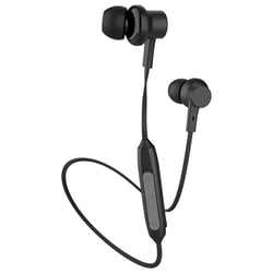 Avizar Écouteurs intra-auriculaires Bluetooth Magnétiques Télécommande et Micro Noir