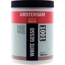 Pot 1000 ml - Gesso Amsterdam - Blanc - Pour tous niveaux