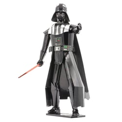 MetalEarth: ICONX - STAR WARS/DARTH VADER 7,87x12,7x18cm, maquette 3D en métal avec 2.75 feuilles multicolorées, en boîte 13,5x22x2cm, 14+