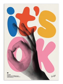 Affiche 30 x 40 cm - It's OK - Posterlad