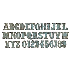Matrice de découpe alphabet Sizzix Tim Holtz Bigz XL - Marché Vintage