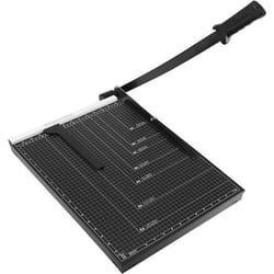 ACROPAQ Massicot A3, B4, A4, B5, A5, B6- Coupe Papier  8 feuilles à la fois- Guillotine 2 barres d'acier- Règle magnétique amovible