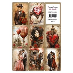 Planche de stickers couleur embelissement Fabrika Decoru VINTAGE 054