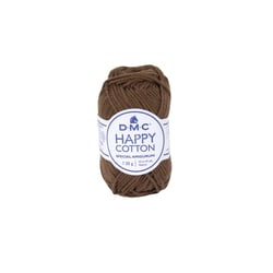 Natura Happy Cotton 3mm 20g Amigurumi et Crochet Col. 777 marron