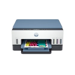Imprimante multifonctions jet d'encre HP Smart Tank 670 - Bleu, Blanc, Gris