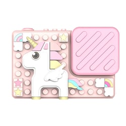Avizar Appareil Photo Numérique pour Enfant 18MP Licorne avec Mini-Jeux et Filtres Rose