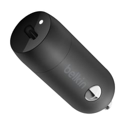 Belkin Chargeur Allume-cigare USB C Power Delivery 30W Certifié USB-IF Noir
