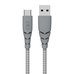Force Power Câble Ultra-renforcé USB A/USB C 1,2m 3A Gris