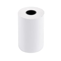 Bobine pour tickets de carte bancaire 57x46mm - 24m - 1 pli thermique 55g/m2. - Blanc - x 50 - Exacompta