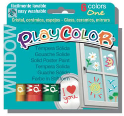 BOITE DE 6 STICKS GOUACHE SOLIDE WINDOW ONE
