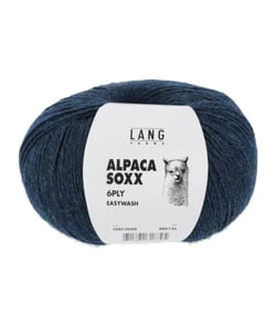 Pelote de laine Alpaca Soxx 6-PLY - 150GR - Lang Yarns 88 Bleu