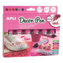 Decor Pen paillettes 6 u.
