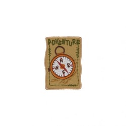 Ecusson thermocollant Boussole Aventure 5cm x 4,5cm