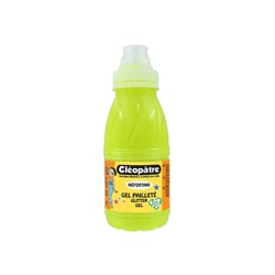 Gel pailleté - Néfertari - Jaune néon - Flacon de 250 ml - Cléopâtre