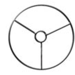 Graine Créative - Armature abat-jour cercle avec bague Ø 10 cm