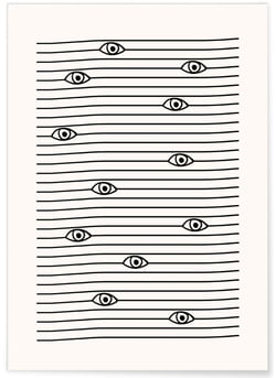 Affiche L'oeil | A3 : 29,7x42cm