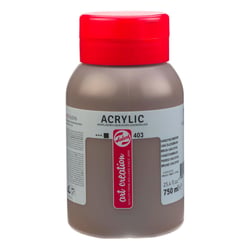 Peinture acrylique - Brun Van Dyck - 403 - Pot de 750 ml - Talens Art Creation