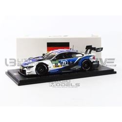 Voiture Miniature de Collection - SPARK 1/43 - BMW M4 - DTM Hockenheim 2018 - Blue / White