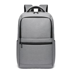Sac À Dos Ordinateur Multifonctionnel Bleu Foncé Imperméable 15.6 Pouces Gris YONIS