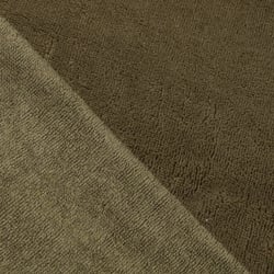 Tissu Micro Éponge Bambou Vert kaki