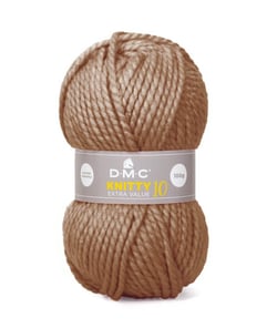 Pelote à tricoter Knitty 10 - 100GR - DMC Marron (927)