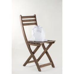Sac pour chaussures, blanc, 32x35cm, avec cordon, 1 pce.