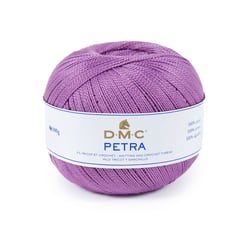 Pelote de laine - 100% coton - Mauve - 53837 - DMC - Petra - Grosseur 5