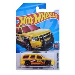Vehicule 07 chevy tahoe hot wheels 1/64 - hw first response 7/10 - mattel - htb60 - petite voiture metal