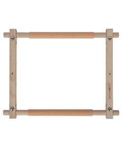 Cadre Rotatif pour Tapisserie à Clipser (30,4 x 30,4 cm) - Milward Marron