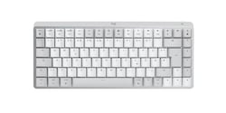 Clavier d'ordinateur Logitech MX Mechanical Mini pour Mac - Gris pâle - Mécanique