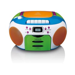 Radio Cd Et Cassette Portable Multicouleur - Lenco SCD-971
