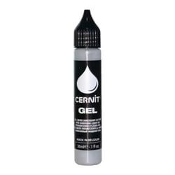 Gel polymère - Pâte à modeler - Liquide - À cuire - Argent - 30ml - Cernit