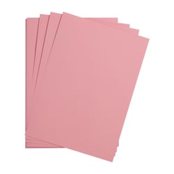 25 feuilles de papier - Rose clair - A4 - 270g - Lisse - Dessin, loisirs créatifs - Maya
