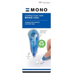 Rouleau correcteur jetable TOMBOW MONO CCE - 4,2 mm x 6 m - Bleu - Lot de 6