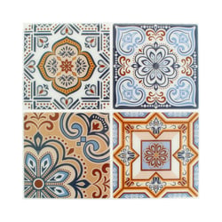 Artemio - Sticker mosaique autocollant 12,5cm carreaux ciment 4