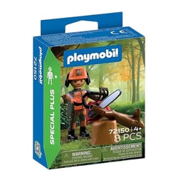 PLAYMOBIL® - Bûcheron avec tronçonneuse - 72150 - PLAYMOBIL® Special Plus
