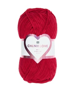 Découvrez le Confort et la Douceur de la Pelote Velours Creative Chenillove 100GR de Rico Design 22 Rouge Vin